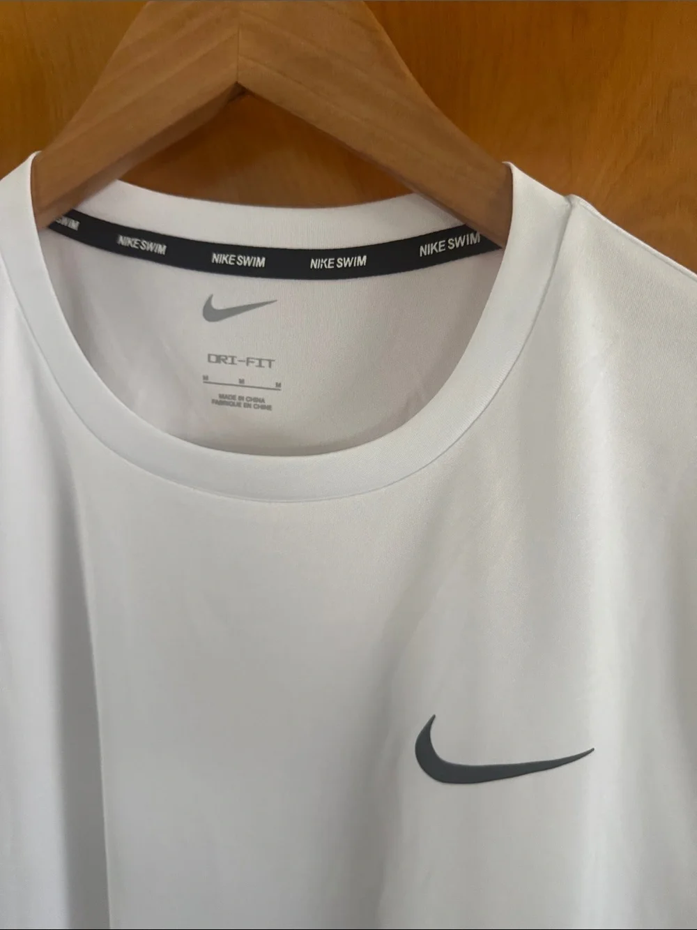 Nike Tank Top Mens Medium Swim White